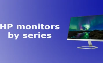 Производитель мониторов HP, серия мониторов HP