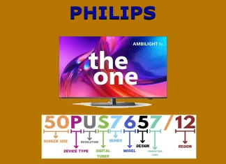 Значение, объяснение номера модели телевизора PHILIPS