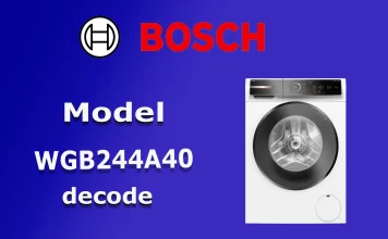 Расшифровка номера модели стиральной машины Bosch